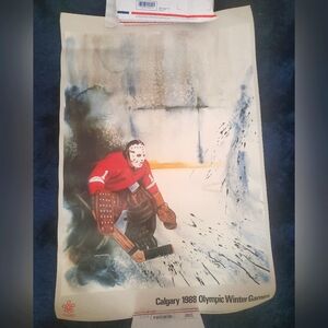 Hockey 1988 Calgary Olympics Poster